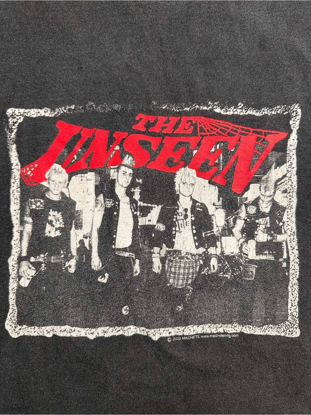 Vintage 2000s The Unseen Machete Mfg Punk Band Tee